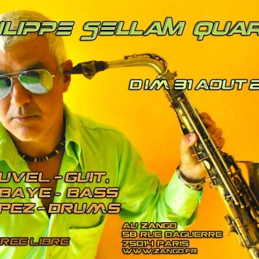 Photo pour affiche Philippe Sellam quartet au Zango – Paris